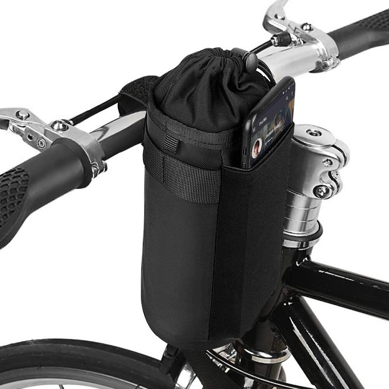 Bike Bicycle Water Bottle Holder Bag Handlebar Cup Drink Holder Insulated Stem eBay