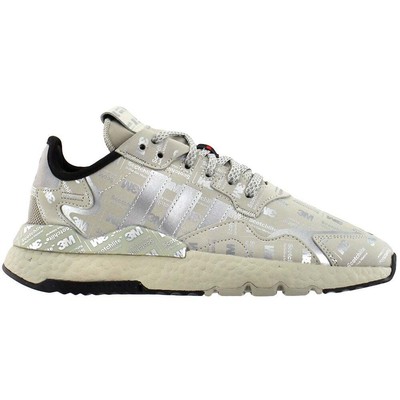 Adidas Nite Jogger Мужские Серые Кроссовки Повседневная Обувь FV3622