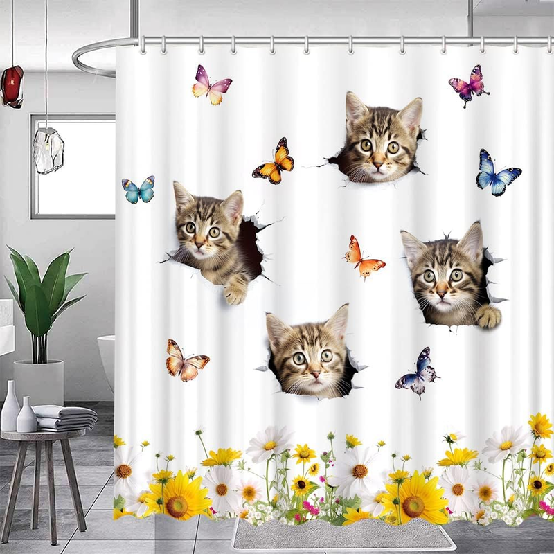 For Bathroom Spring Garden Sunflower Creative Cute