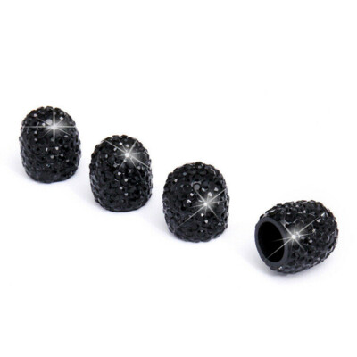 4Pcs Tire Air Valve Stem Caps Bling Diamond For Car Truck Bike Wheel Accessory