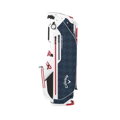 Сумка для гольфа Callaway Fairway C HD Stand - Белый / Темно-синий / Красный - Новинка 2024