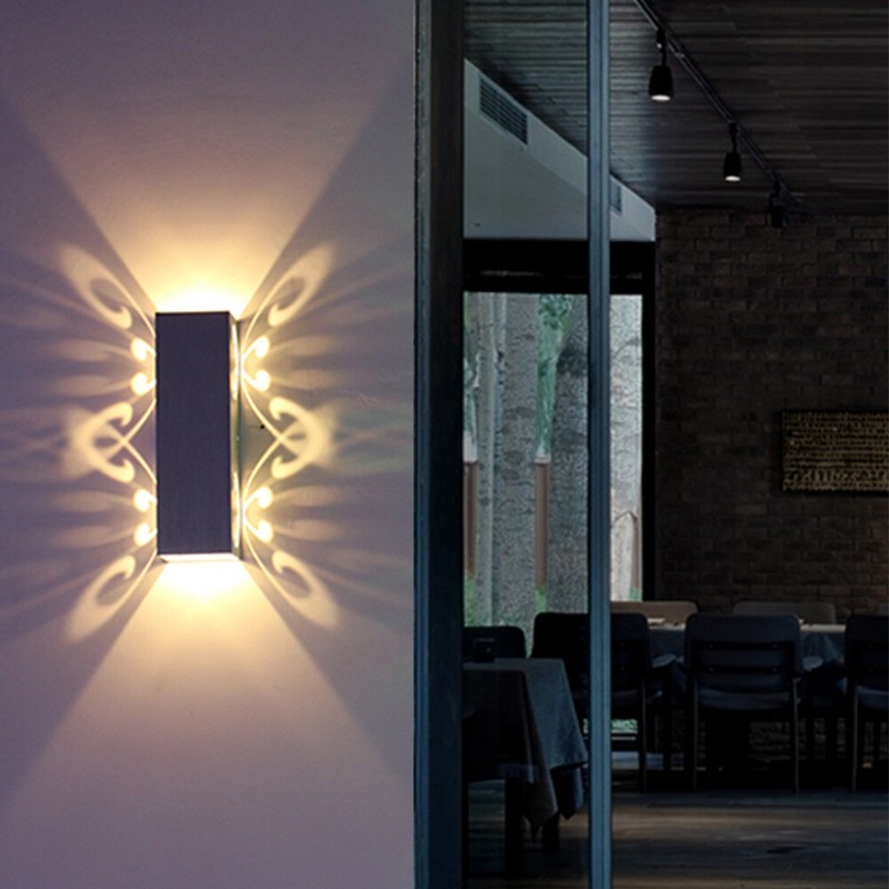 LED Wandleuchte Wand-Lampe Strahler FlurLampe innen effekt Leuchte