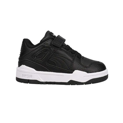 

Puma Slipstream Leather Ac+ Slip On Toddler Boys Черные кроссовки Повседневная обувь 38, Черный, Puma Slipstream Leather Ac+ Slip On Toddler