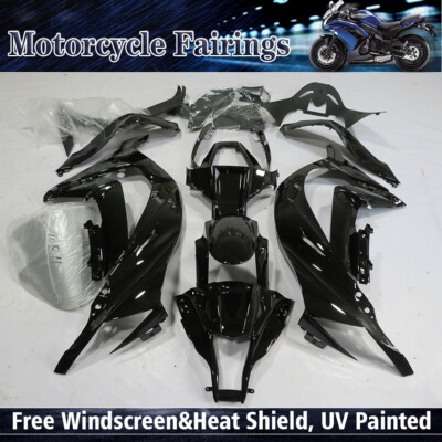 Glossy Black Fairing Kit For Kawasaki Ninja ZX10R 2011-2015 ZX1000 ABS Bodywork