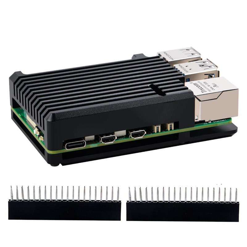 Aluminum Heatsink Case For Raspberry Pi 5, Pi 5 Aluminum All