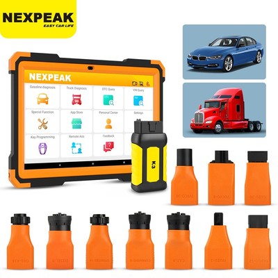 NEXPEAK K3 OBD2 Scanner Heavy Duty Diagnostic Tool For Car and Truck All System