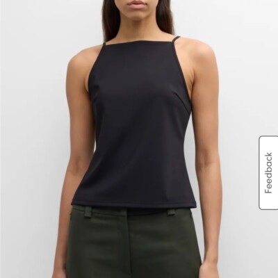 トップス theory Precision Ponte SQ Neck Tank PO Precision Ponte Square Neck Tank Top | Theory