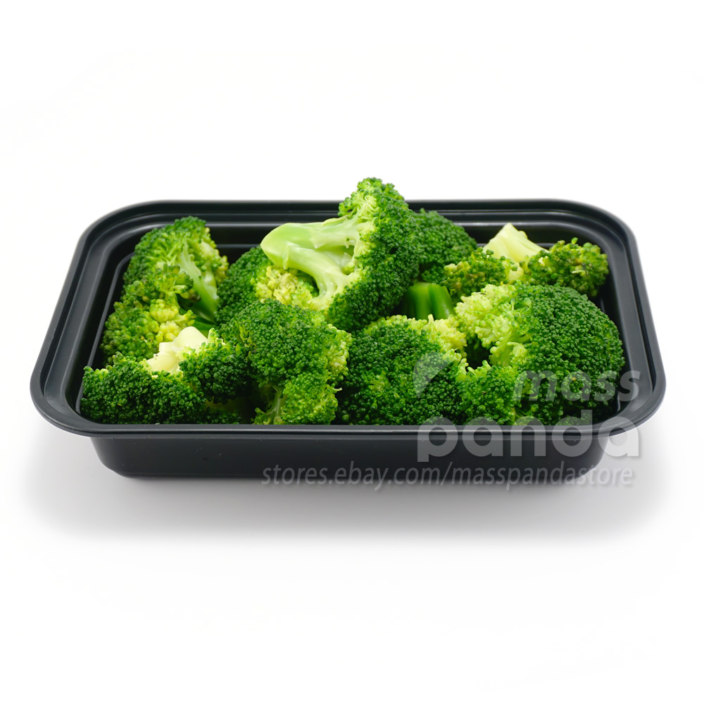 Reusable Microwavable Plastic BPA free 16oz Meal Prep Food Containers with Lids