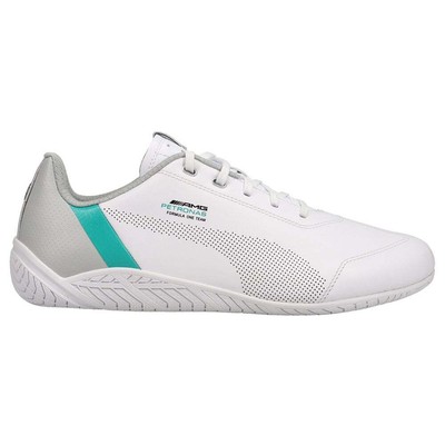 Puma Mapf1 Ridge Cat Lace Up Мужские белые кроссовки Повседневная обувь 306650-05