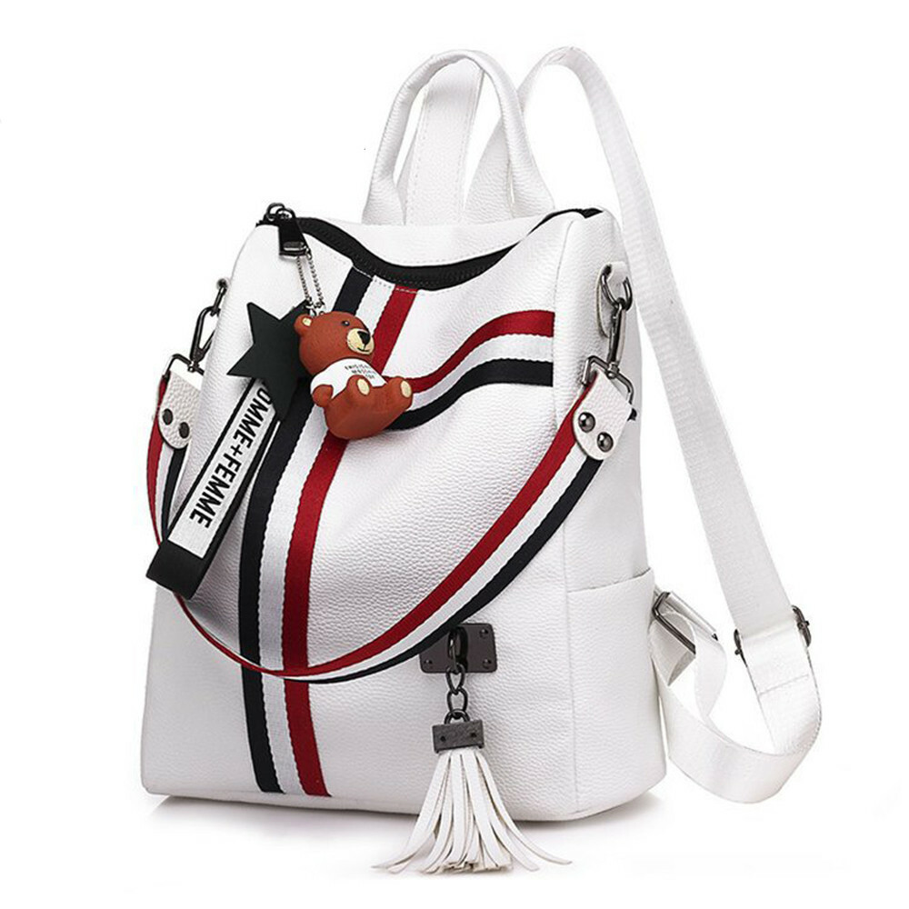 Damen Rucksack Qualität Leder Tragetasche Multifunktion Weichen Schultertasche