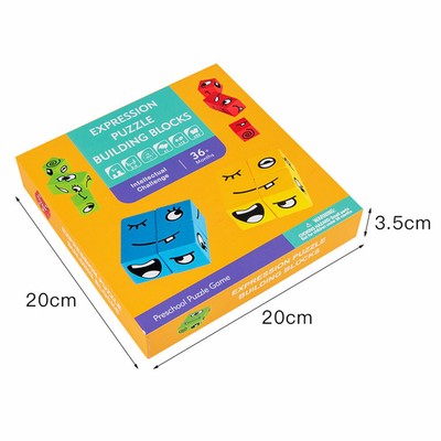 expression puzzle building blocks