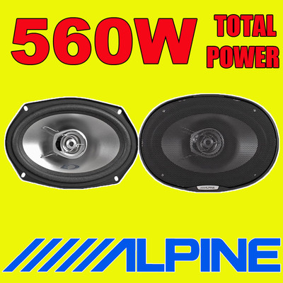カーオーディオ ALPINE 2-Way Speaker System 6963HX 6\"x9\" ALPINE 2-Way Speaker System 6963HX 6