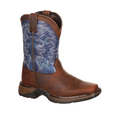 

Durango Lil Durango Square Toe Cowboy Youth Boys Коричневые повседневные ботинки для мальчиков DWBT052-Y, Коричневый, Durango Lil' Durango Square Toe Cowboy Youth