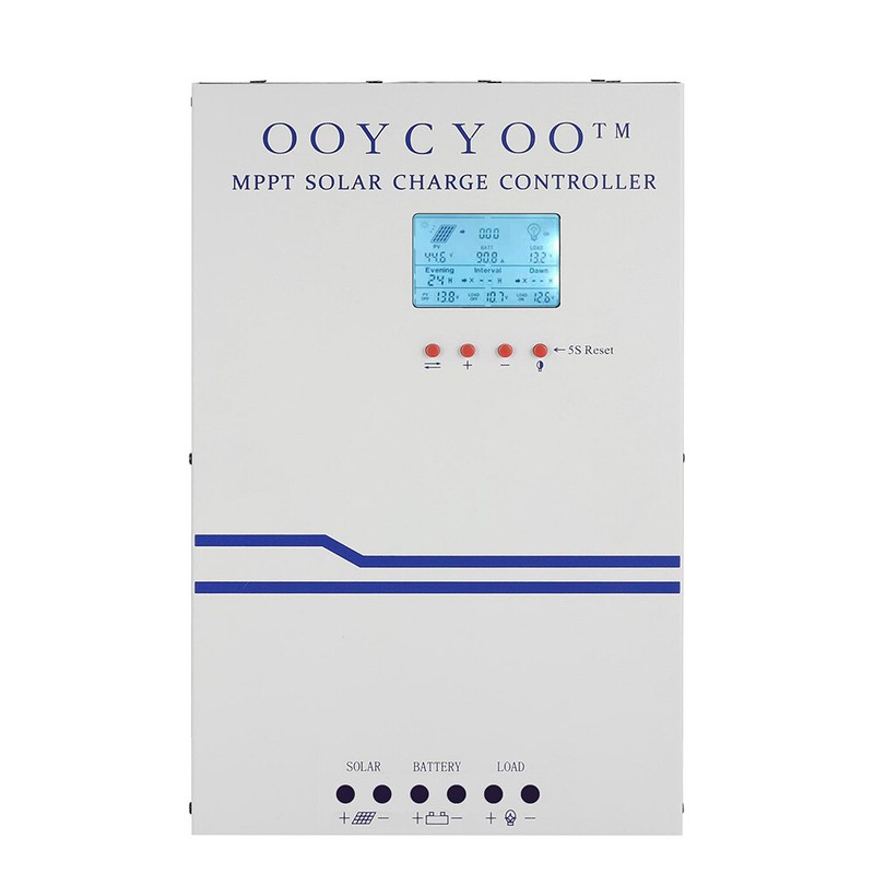 100A MPPT Solar Charge Controller 12V/24V 36V 48V Auto PV 150V MAX 5000W USB F4
