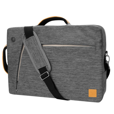 VanGoddy Gray 3 In 1 Nylon Laptop Bag For 13'' Samsung Galaxy Tab S9+ / S8+ / S7+