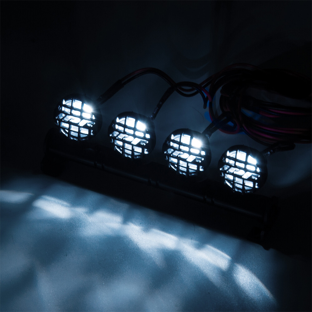 FLYXM 4/5/6 LEDs Lights Roof Light Bar Lampshade for 1/10 RC TRX4 SCX10 Crawler