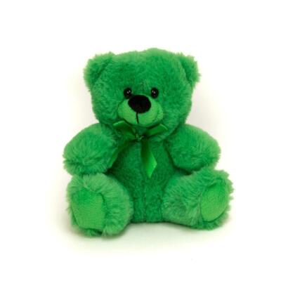 6'' Green Plush Teddy Bear Stuffed Animal Toy Gift New 