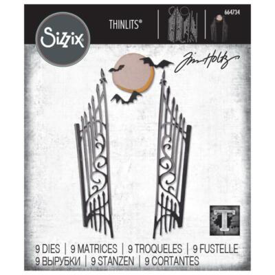 New Tim Holtz ''GATE KEEPER'' Sizzix Thinlits Die 2020 MSRP $25