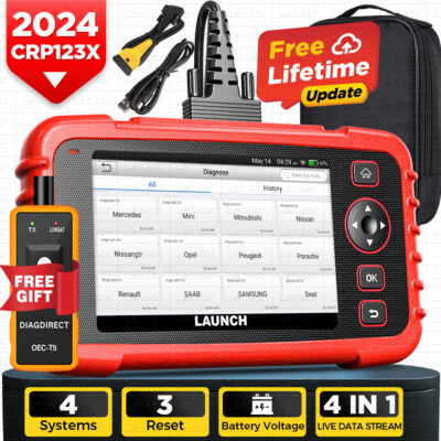 2024 LAUNCH CRP123X OBD2 Scanner Engine ABS SRS Code Reader Car Diagnostic Tool