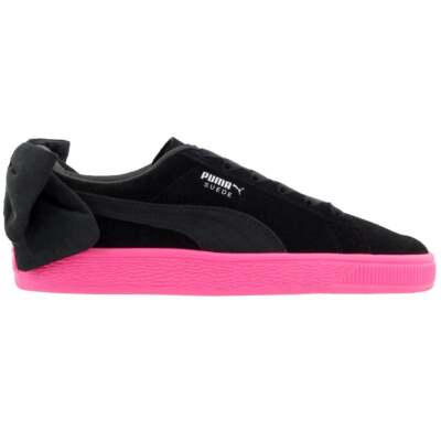 

Женские черные кроссовки Puma Suede Bow Block Повседневная обувь 367453-02, Черный, Puma Suede Bow Block