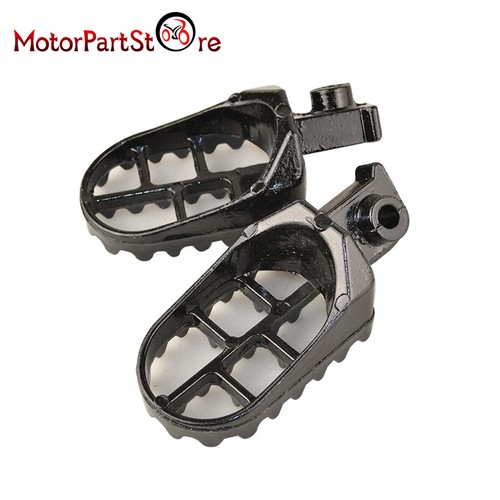 Silver Aluminium Footrest Foot Pegs For 19872013 Kawasaki KLR 650