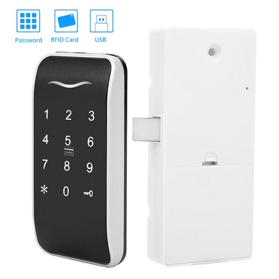  Card Password Electronic Smart Lock Keyless Touch Keypad Security Cabinet