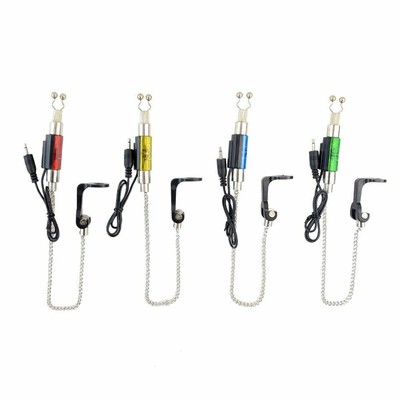 Carp Fishing LED Swinger Fishing Alarms Indicator Fishing Tackle 4 Pcs 