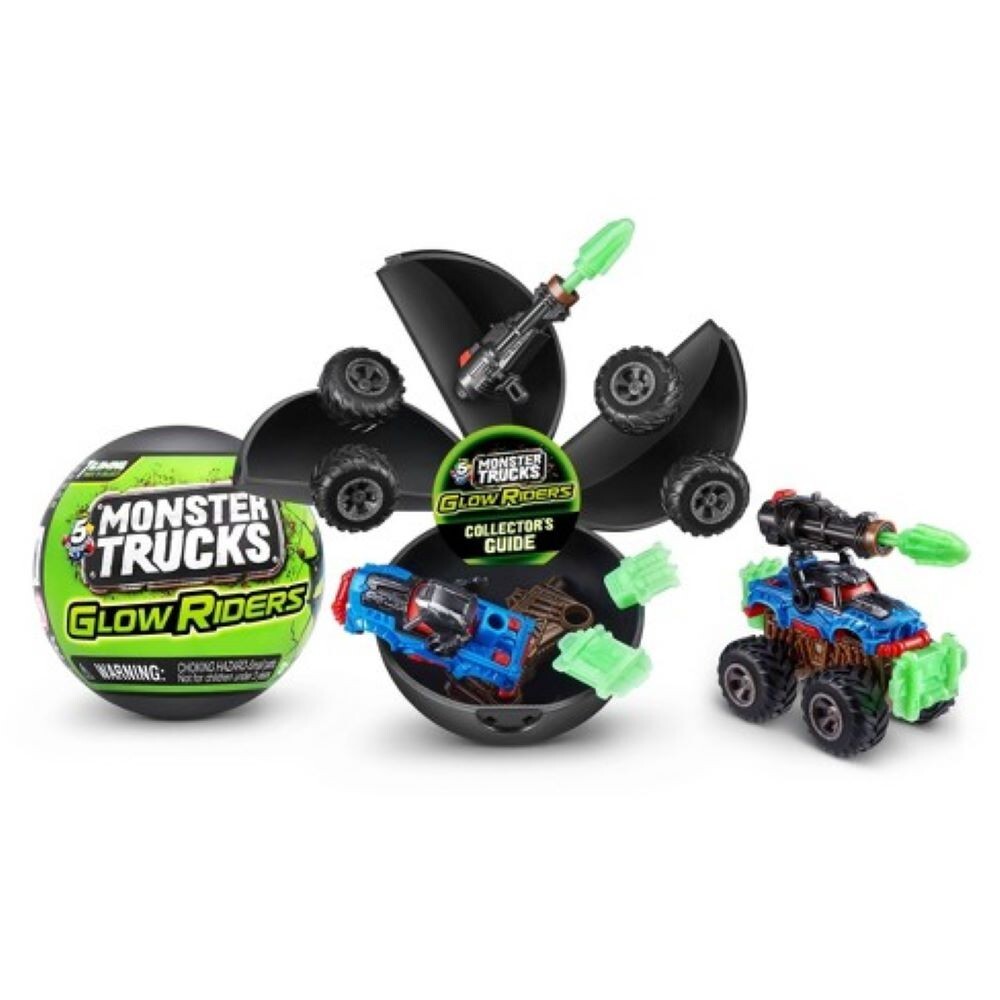 新品　まとめ売り　Monster Trucks glow riders カプセル Zuru 5 Surprise Monster Trucks Glow Riders Series 2 Surprise