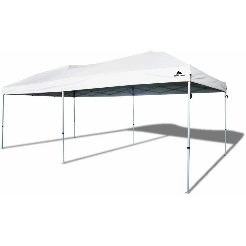 Easy Pop Up Straight Leg Instant Tent Backyard Party 20' X 10'