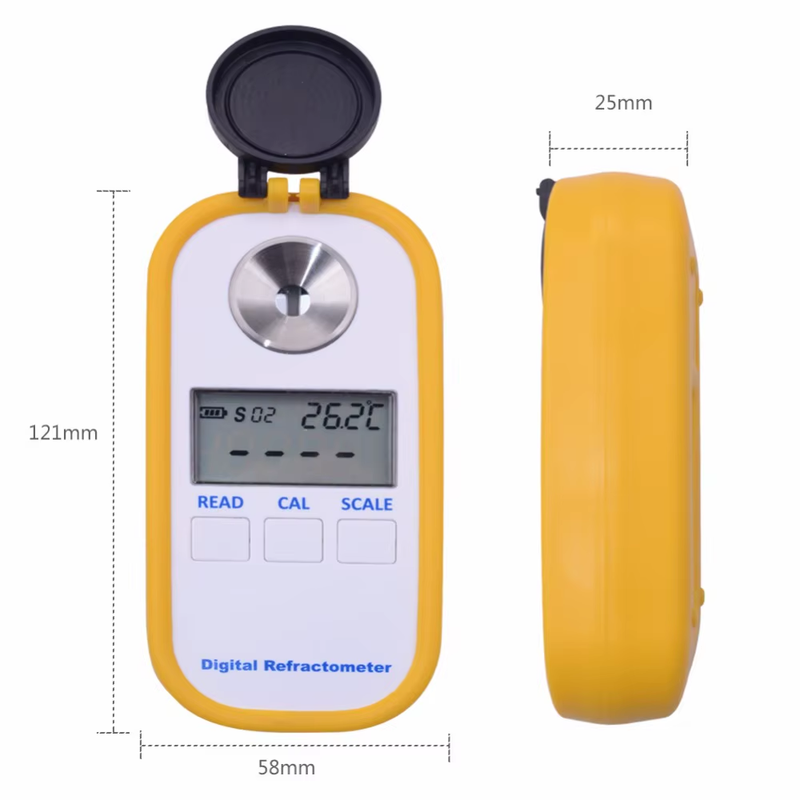 DR301 Digital Honey Refractometer 4 in 1 Brix/Water/Be'/Refractive Index