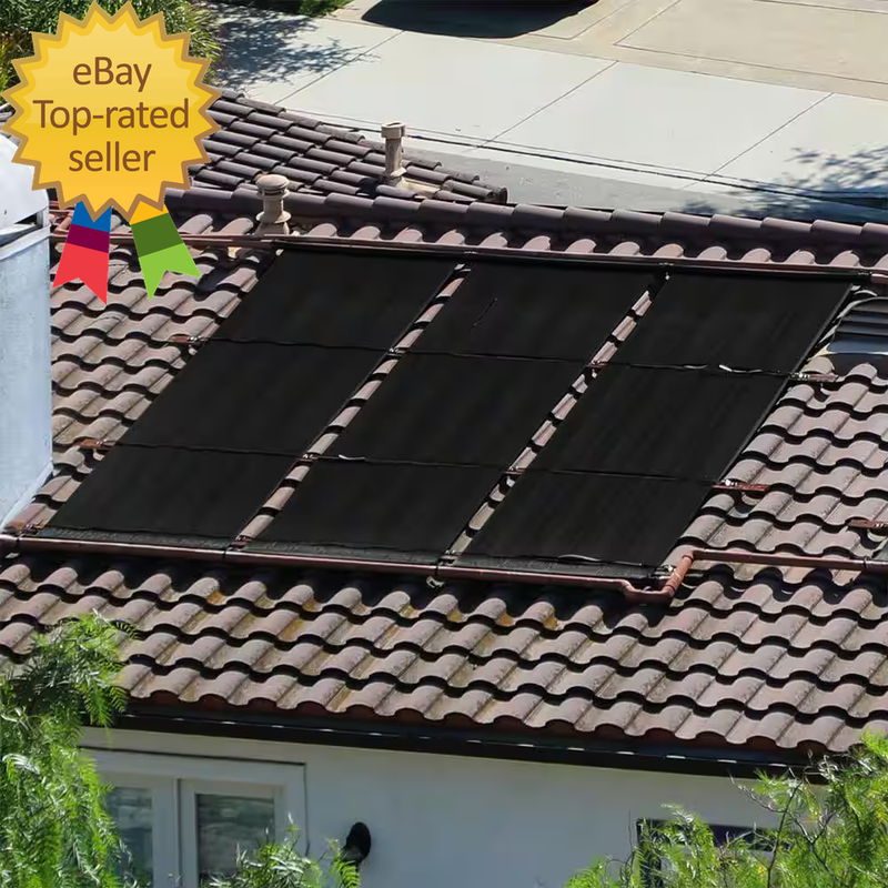 2 Ft. X 20 Ft. (40 Sq. Ft.) Pool Solar Panels for Solar Heater System In/Above