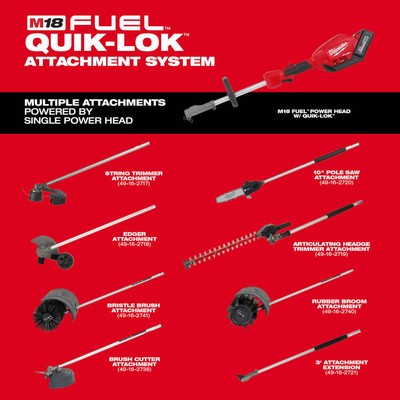 Milwaukee 49-16-2717R M18 FUEL QUIK-LOK String Trimmer Attachment - Recon