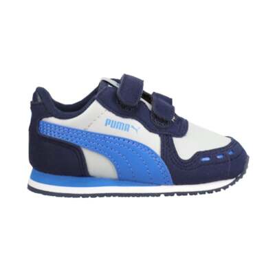 

Puma Cabana Racer Sl Slip On Toddler Boys Синие кроссовки Повседневная обувь 351980-82, Синий, Puma Cabana Racer Sl Slip On Toddler