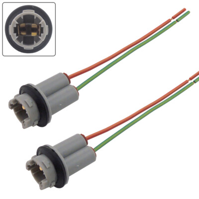 2pcs T15 921 912 906 W16W Female Socket Connector Extension Wire Harness Adapter