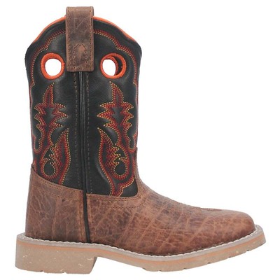 Ботинки Dan Post Rye Square Toe Cowboy Youth Boys Brown Casual Boots DPC3910