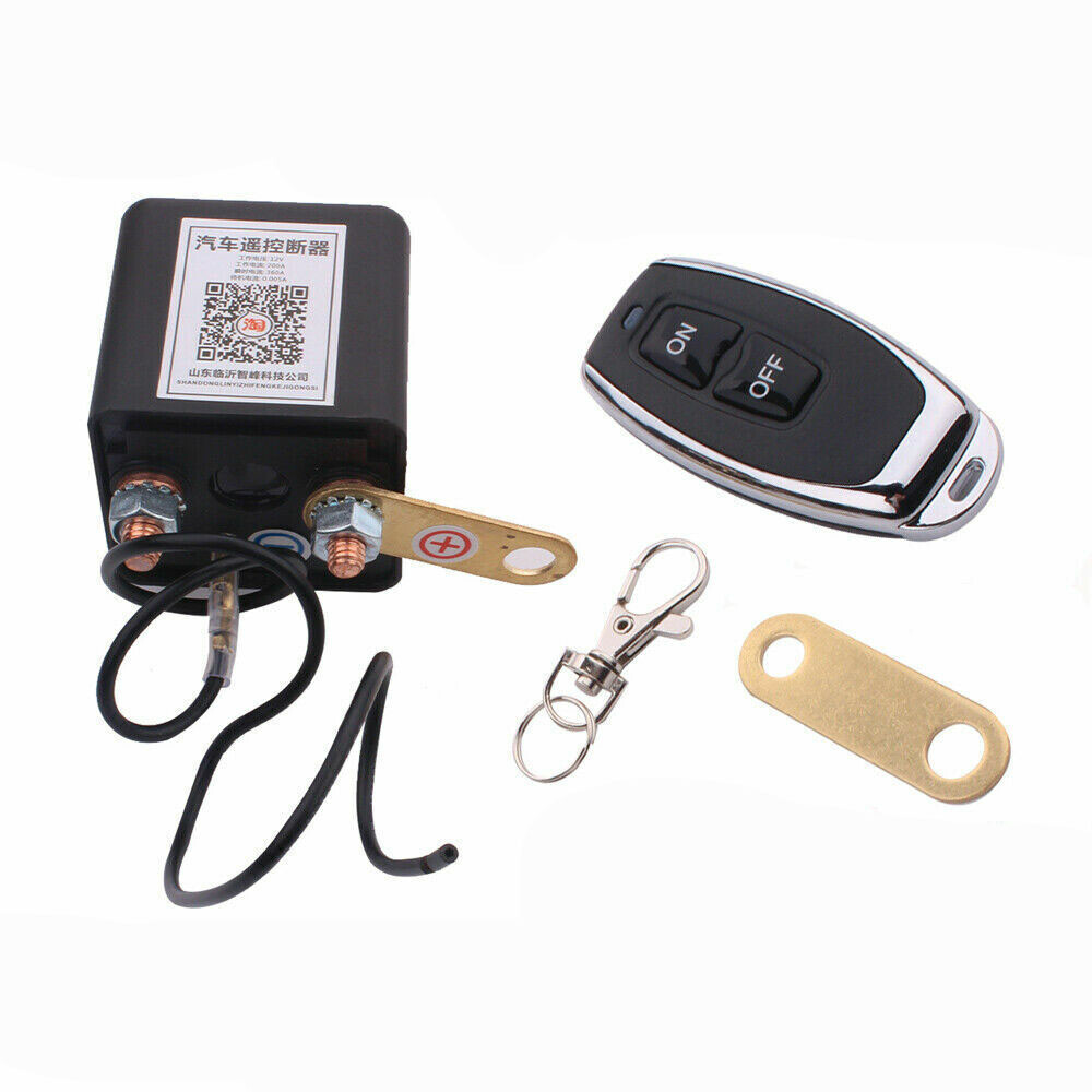 Car Battery Disconnect Cut Off Isolator Master Switch Wireless Remote ...