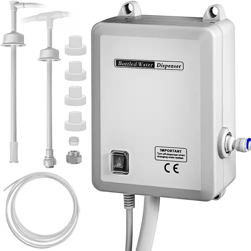 20 Ft. Bottled Water Dispensing Pump System Double Inlet High Flow Bottled Water Pump for Kitchen Coffee Brewer