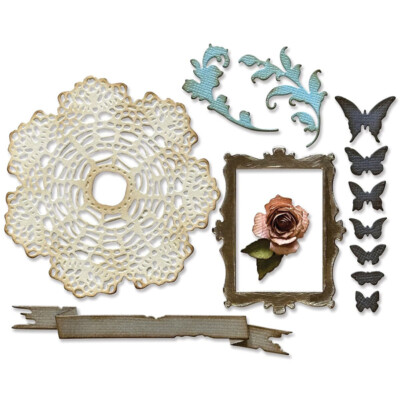 Flower Butterfly Metal Cutting Dies Stencils DIY Scrapbooking Embossing Craft