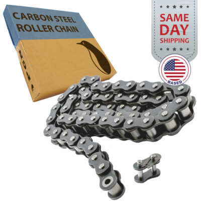 #35 Roller Chain x 3 feet + Free Connecting Link + Same Day Shipping