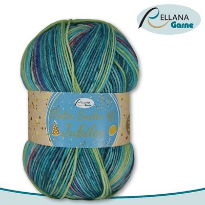 Rellana 100 g Flotte Socke 4 f. Jubilee Schurwolle superwash 6 Farben
