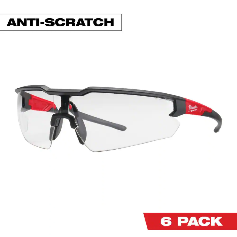With Clear Anti-scratch Lenses (6-pack)
