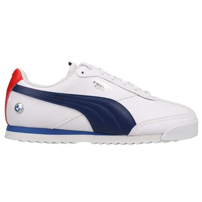 

Puma Bmw M Motorsport Roma Via Lace Up Мужские белые кроссовки Повседневная обувь 307099-, Белый, Puma Bmw M Motorsport Roma Via Lace Up