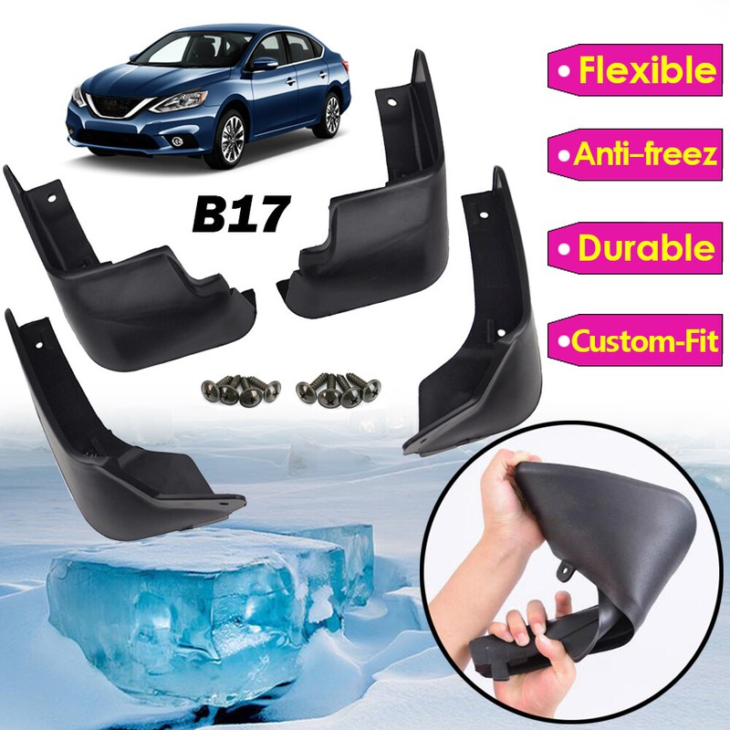 Set Mud Flaps For Nissan Sentra Pulsar Sylphy B17 13 18 Splash