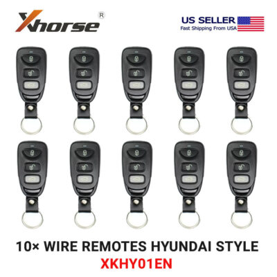 10X Xhorse Flip Universal Wire Remote Key Lexus Style 3 Button XKLKS0EN - Foto 5