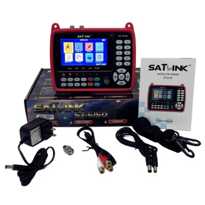 SATLINK ST-5150 Satellite Finder Meter DVB-S/S2/T/T2/C Combo MPEG-4 H.265(8 Bit)