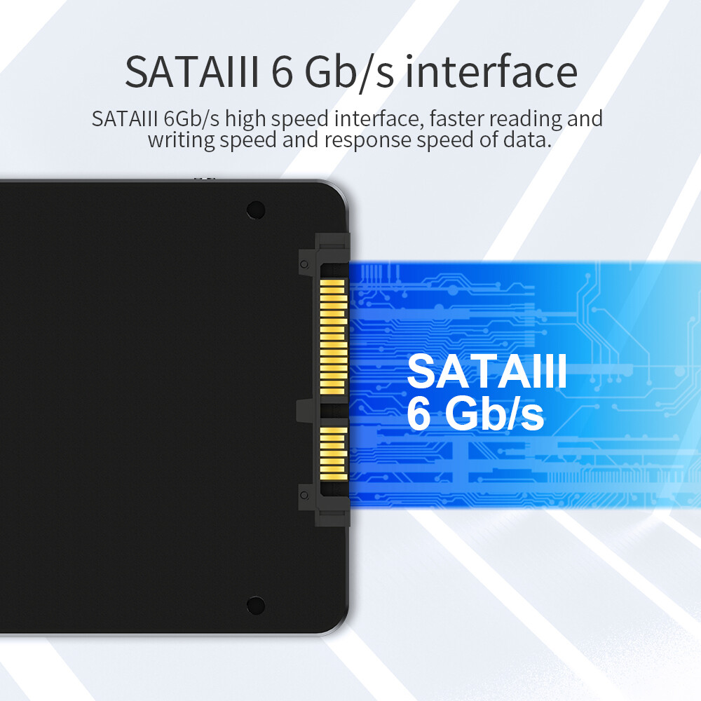 Netac 512GB SSD 2.5'' SATA III 6 Gb/s Internal Solid State Drive 500MB/s PC/MAC