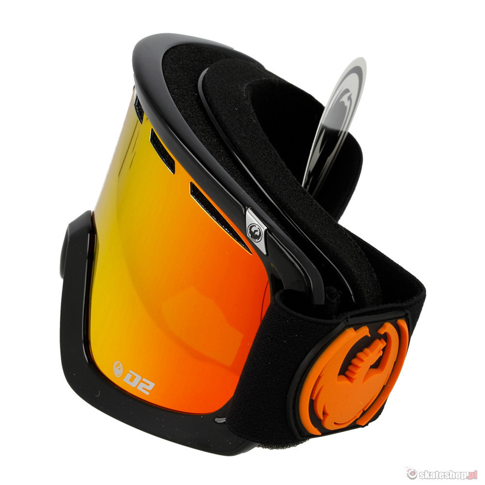 NEW, DRAGON D2 JET/ RED ION + YELLOW BLU ION - BONUS LENS - Free Shipping