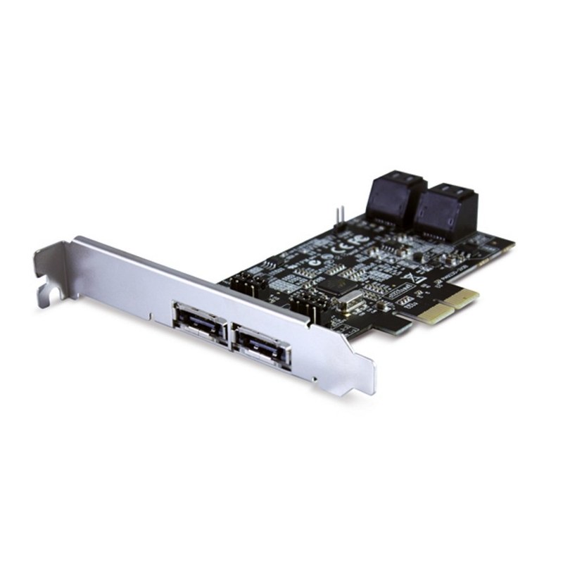 Vantec 4-Channel 6-Port SATA 6Gb/s PCIe RAID Host Card with HyperDuo Technology