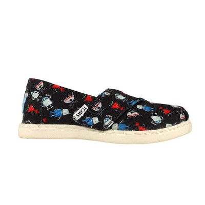 

Черные повседневные слипоны для мальчиков TOMS Alpargata на плоской подошве 10006645, Черный, TOMS Alpargata Slip On Toddler