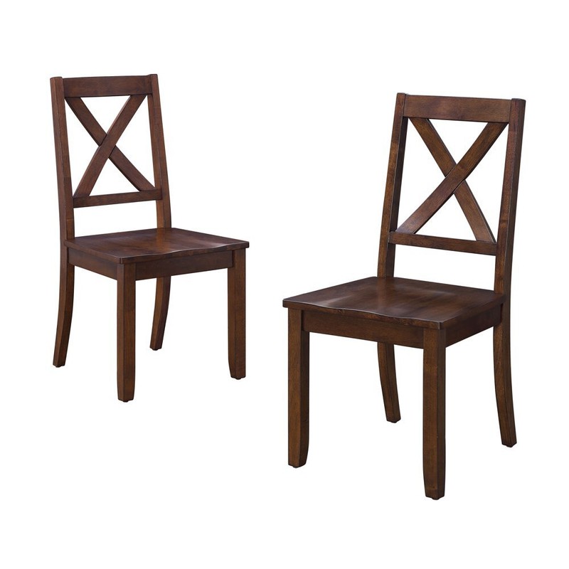 Maddox Cross Back Dining Chairs Crossing Kitchen Chairs Modern Farmhouse Design